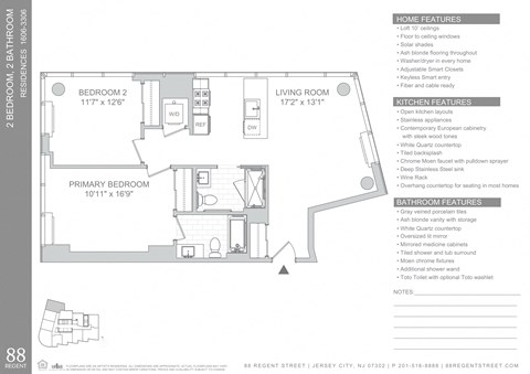 88 Regent Street Studio-2 Beds Apartment for Rent - Photo Gallery 59